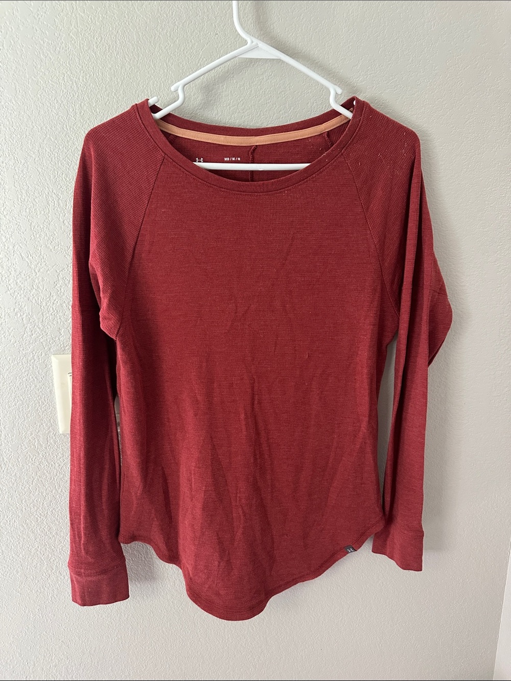 Under Armour Women’s Long Sleeve Crewneck Top - Brick Red